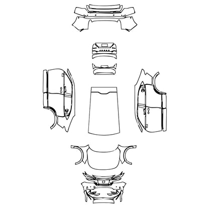 Pre-Cut PPF Honda e:NP1 2022 - PPF-Kits
