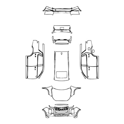 Pre-Cut PPF Hyundai Palisade Calligraphy 2024 - PPF-Kits