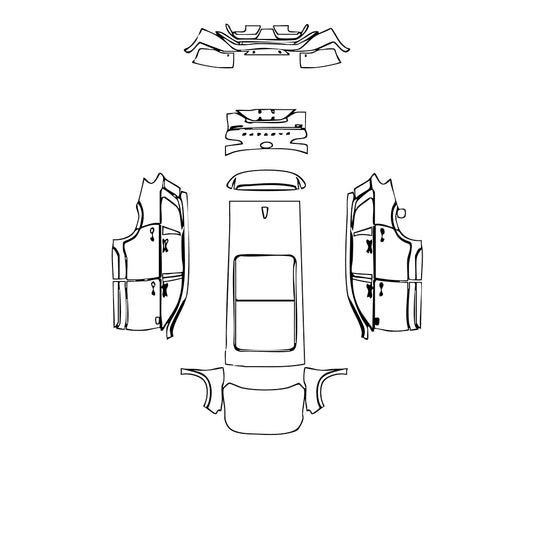 Pre-Cut PPF Hyundai Santa Fe (CN) 2022 - PPF-Kits