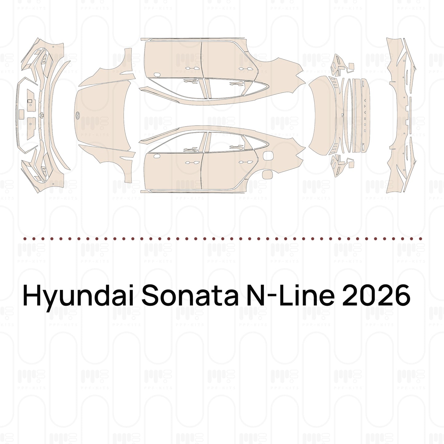 Pre-Cut PPF Hyundai Sonata N-Line 2026