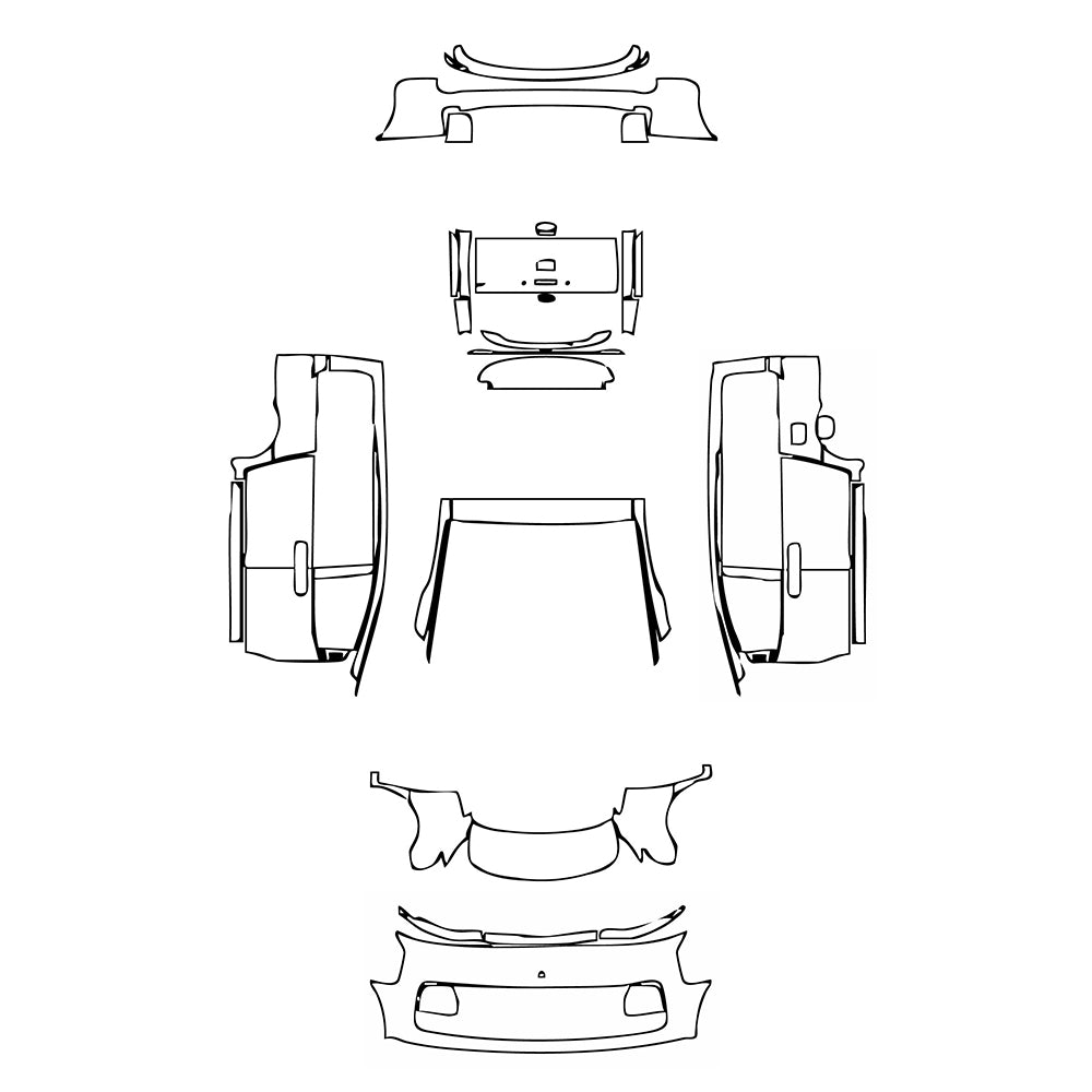 Passgenaue Lackschutzfolien PPF Hyundai Staria Base 2025