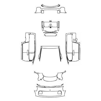 Passgenaue Lackschutzfolien PPF Hyundai Staria Base 2025