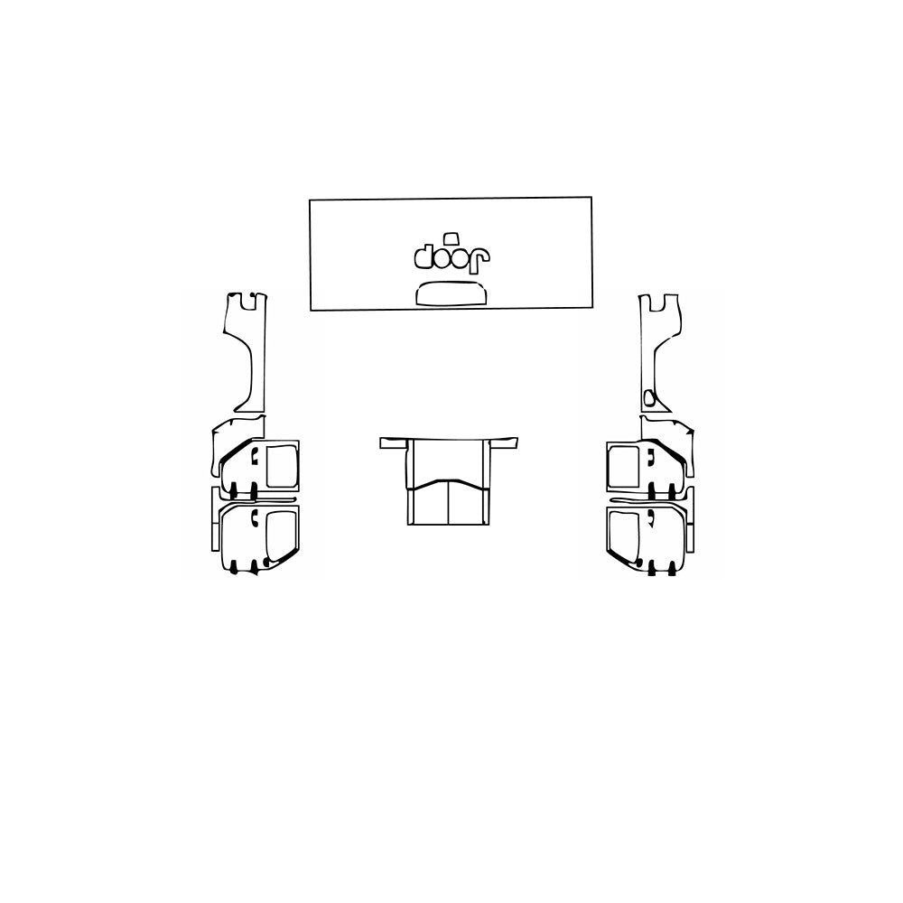 Pre-Cut PPF JEEP Gladiator High Altitude 2022 - PPF-Kits