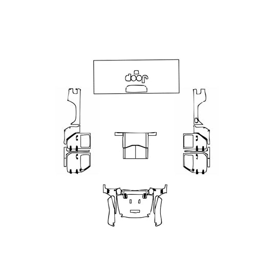 Pre-Cut PPF JEEP Gladiator Mojave 2021 - PPF-Kits