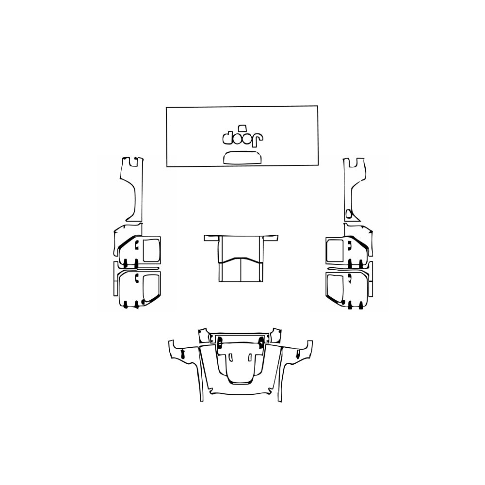 Pre-Cut PPF JEEP Gladiator Rubicon 2022 - PPF-Kits