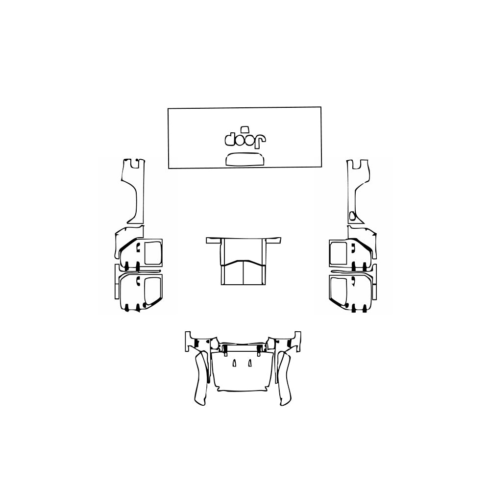 Pre-Cut PPF JEEP Gladiator Sport 2024 - PPF-Kits