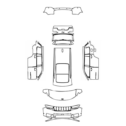 Pre-Cut PPF JEEP Grand Cherokee Grand Cherokee L (3-row) Limited 2024 - PPF-Kits
