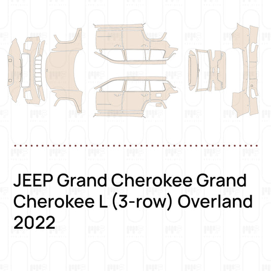 Pre-Cut PPF JEEP Grand Cherokee Grand Cherokee L (3-row) Overland 2022