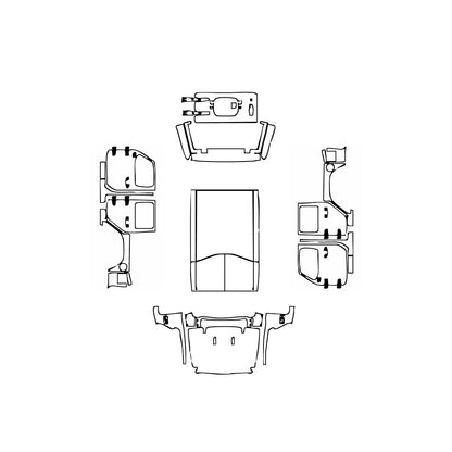 Pre-Cut PPF JEEP Wrangler 4 Door Sport S 2025 - PPF-Kits
