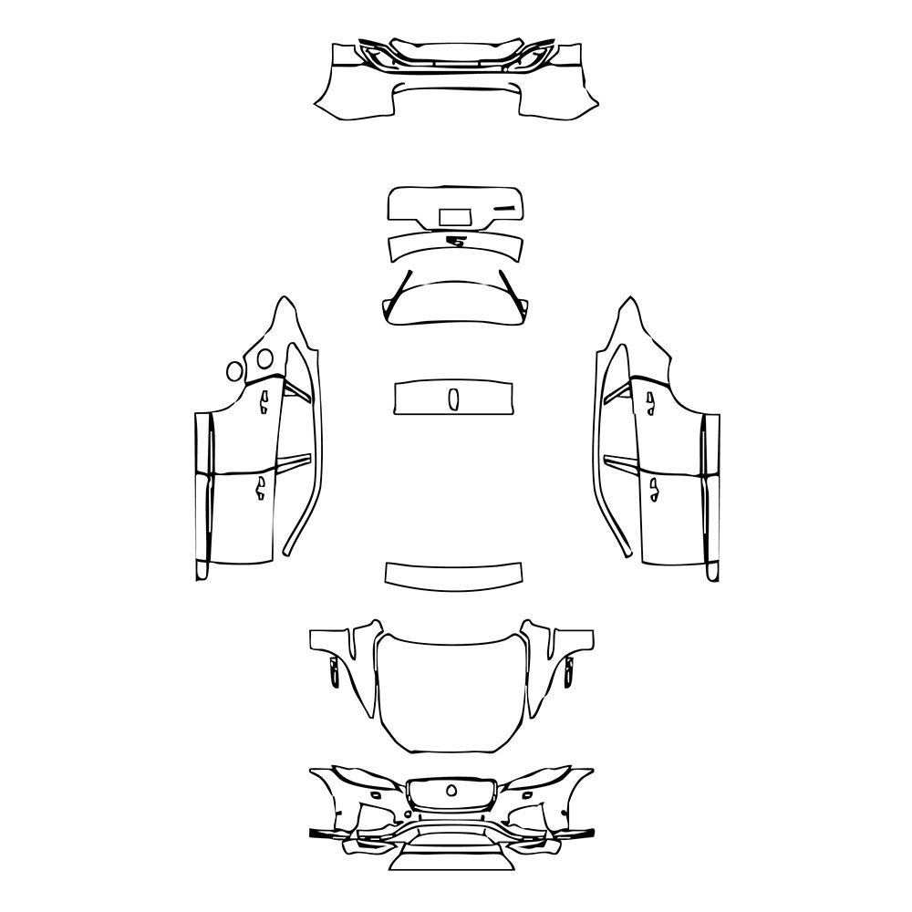 Pre-Cut PPF Jaguar F-Pace Base 2022 - PPF-Kits