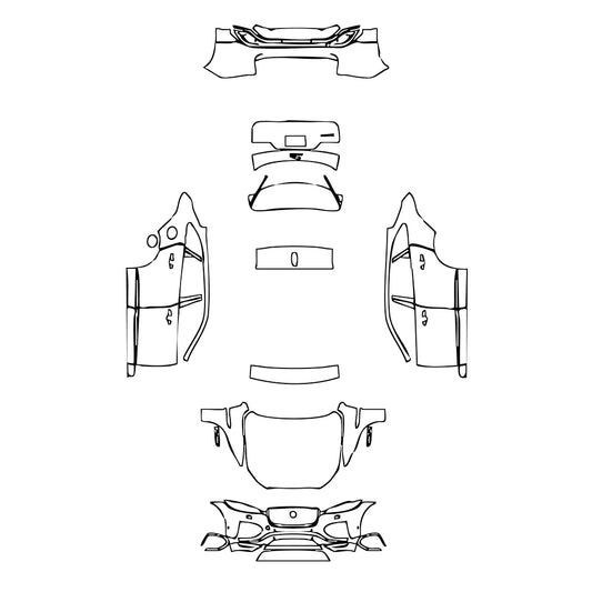 Pre-Cut PPF Jaguar F-Pace R-Dynamic 2023 - PPF-Kits