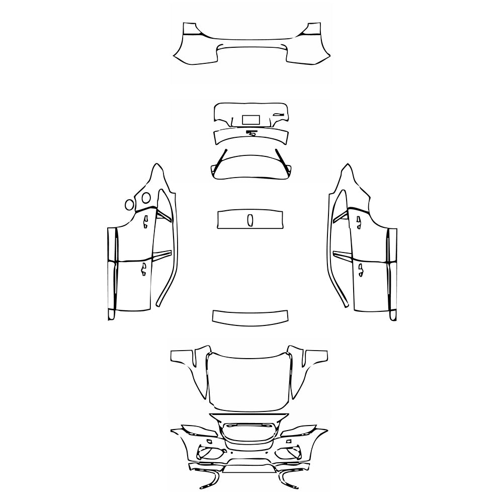 Pre-Cut PPF Jaguar F-Pace S 2017 - PPF-Kits