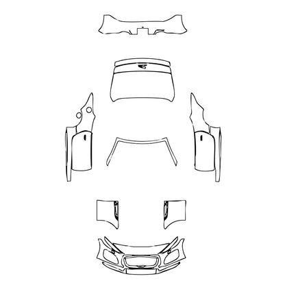 Pre-Cut PPF Jaguar F-Type Base Convertible 2023 - PPF-Kits