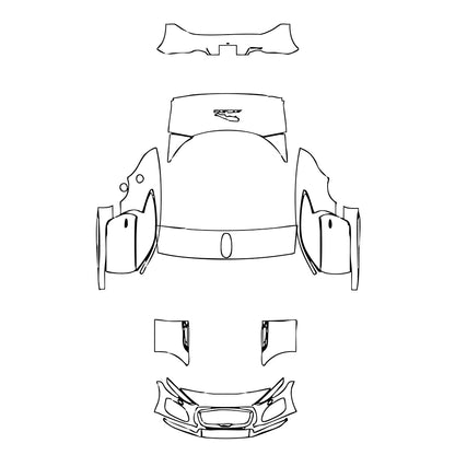 Pre-Cut PPF Jaguar F-Type Base Coupe 2021 - PPF-Kits