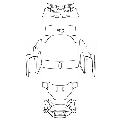 Pre-Cut PPF Jaguar F-Type R-Dynamic Coupe 2018 - PPF-Kits