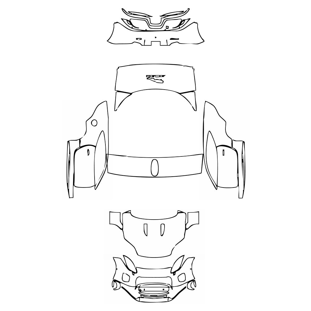 Pre-Cut PPF Jaguar F-Type R-Dynamic Coupe 2020 - PPF-Kits