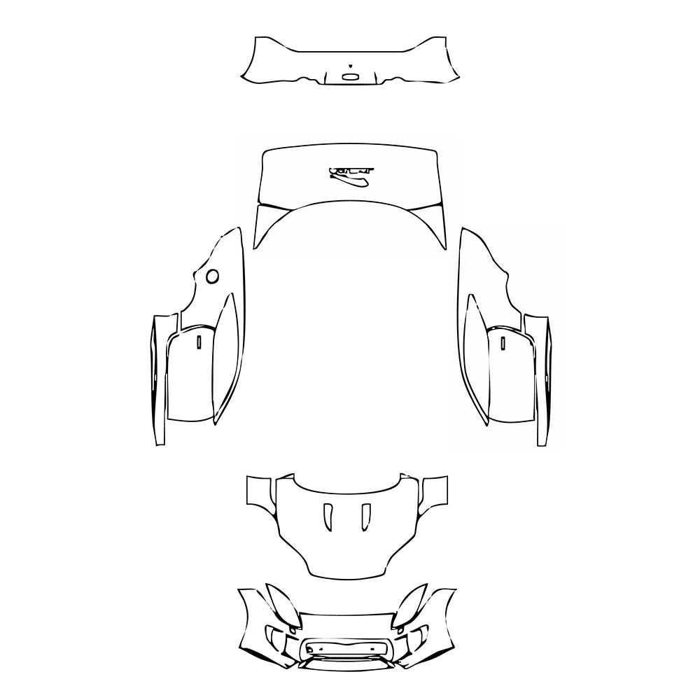 Pre-Cut PPF Jaguar F-Type S Coupe 2014 - PPF-Kits