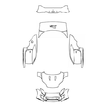 Pre-Cut PPF Jaguar F-Type S Coupe 2017 - PPF-Kits