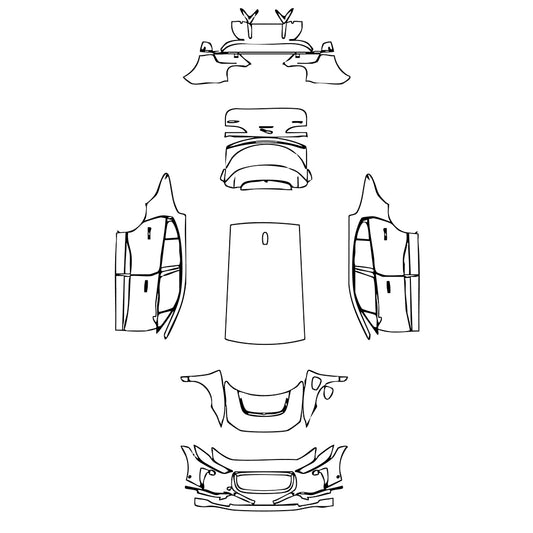 Pre-Cut PPF Jaguar I-Pace 2019 - PPF-Kits
