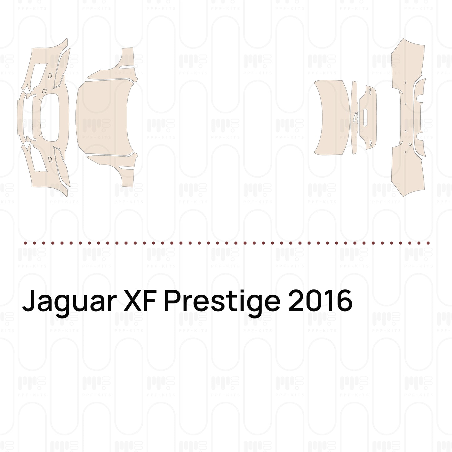 Pre-Cut PPF Jaguar XF Prestige 2016