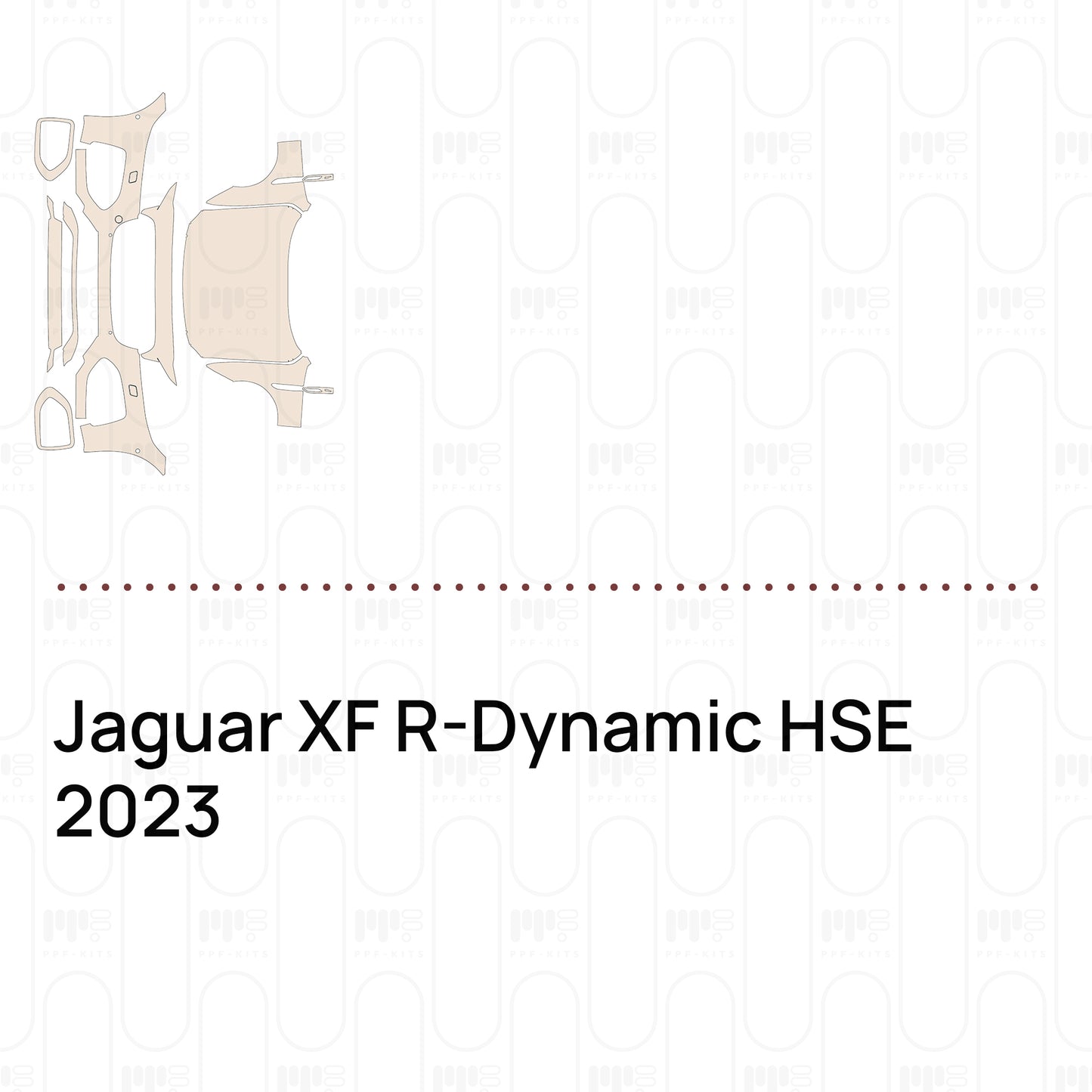 Pre-Cut PPF Jaguar XF R-Dynamic HSE 2023