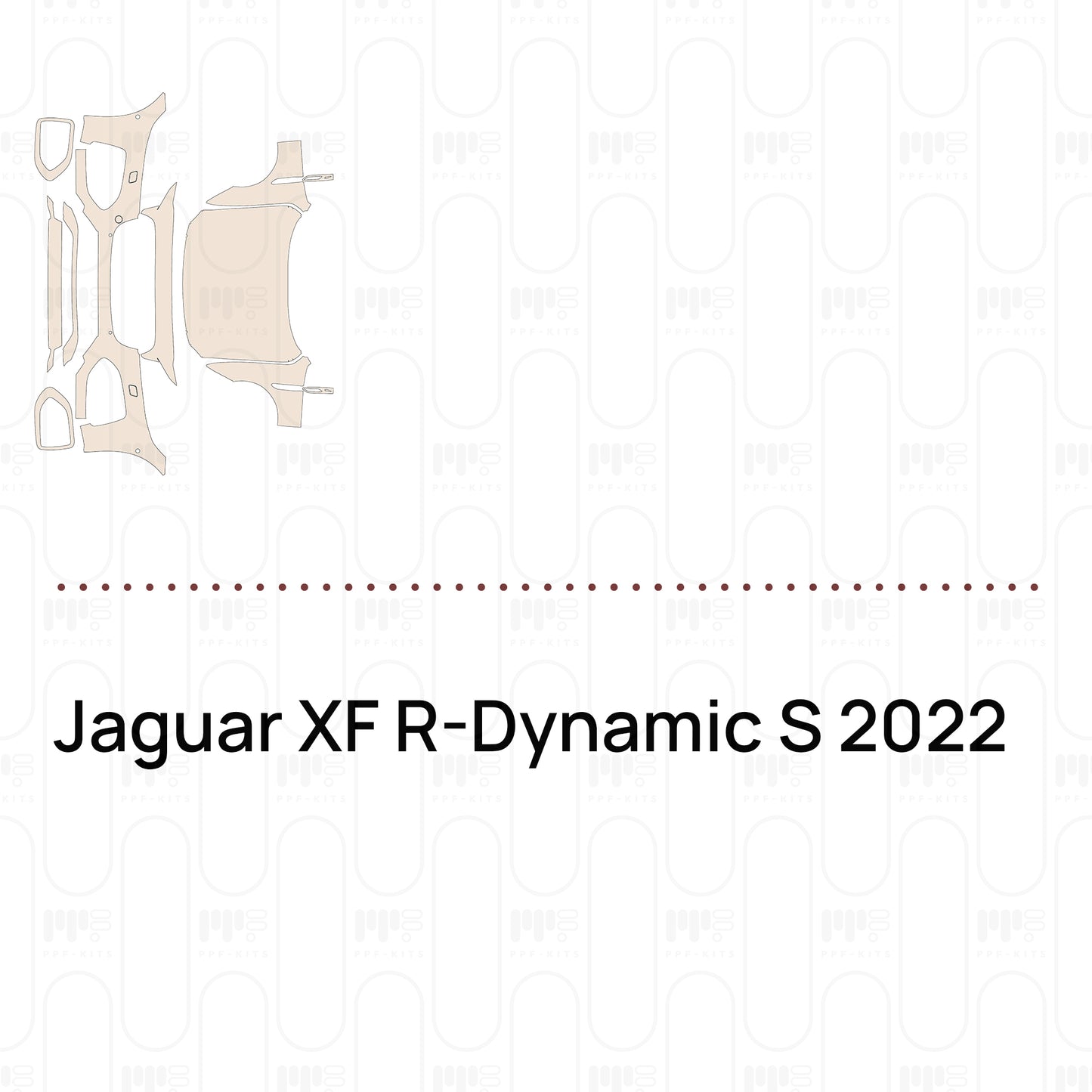 Pre-Cut PPF Jaguar XF R-Dynamic S 2022