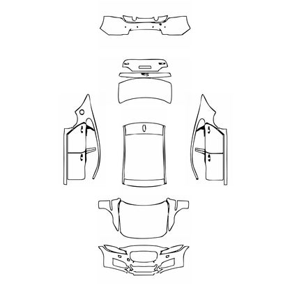 Pre-Cut PPF Jaguar XF XFL R-Sport 2016 - PPF-Kits