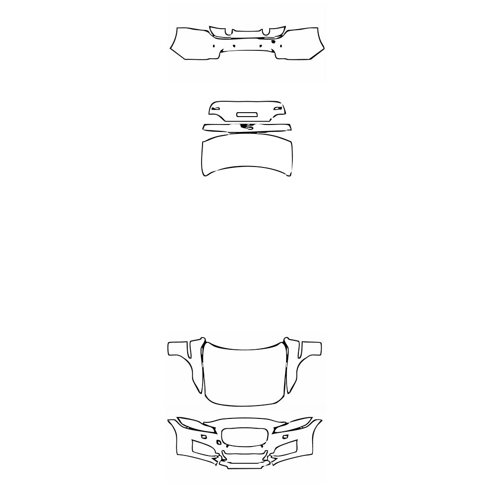Pre-Cut PPF Jaguar XF XF Premium 2017 - PPF-Kits