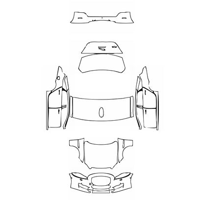 Pre-Cut PPF Jaguar XJ XJL Base 2019 - PPF-Kits