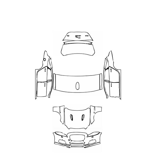 Pre-Cut PPF Jaguar XJ XJL R 2014 - PPF-Kits