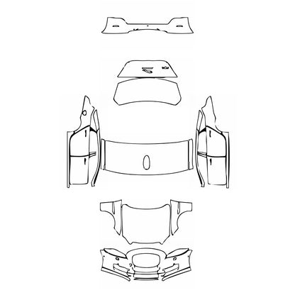 Pre-Cut PPF Jaguar XJ XJL Supercharged 2019 - PPF-Kits