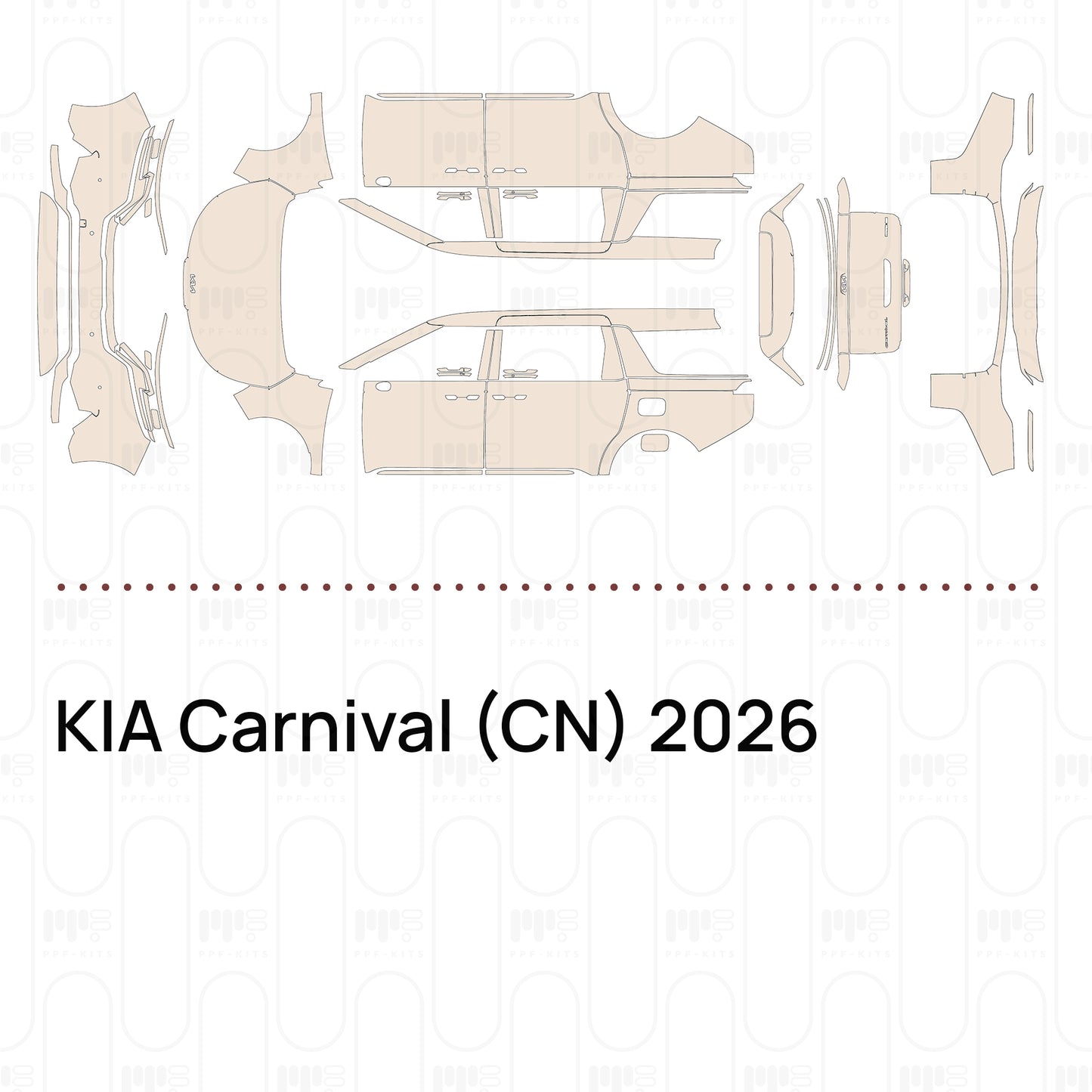 Pre-Cut PPF KIA Carnival (CN) 2026