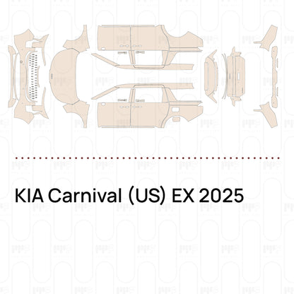 Pre-Cut PPF KIA Carnival (US) EX 2025