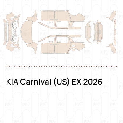 Pre-Cut PPF KIA Carnival (US) EX 2026