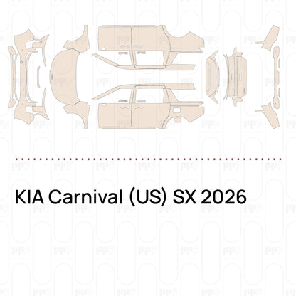Pre-Cut PPF KIA Carnival (US) SX 2026