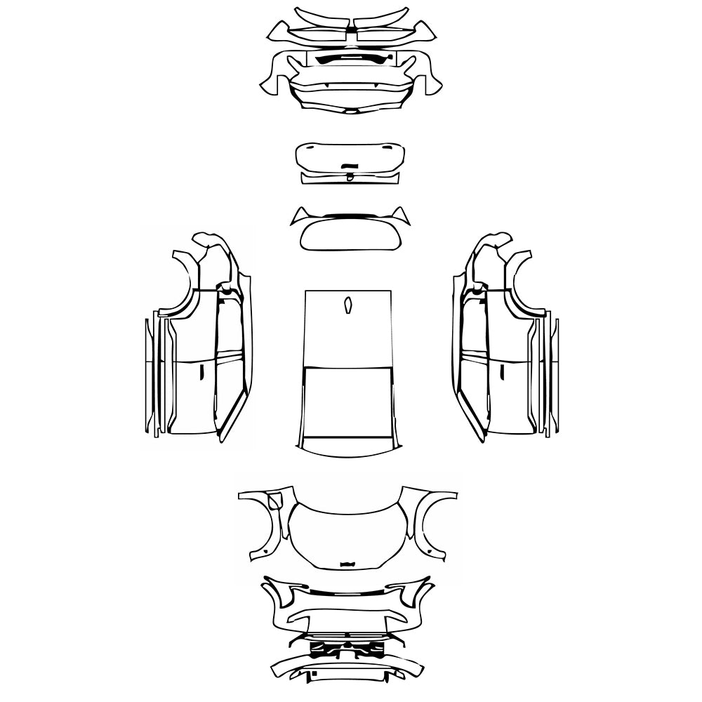 Passgenaue Lackschutzfolien PPF KIA EV3 GT-Line 2025