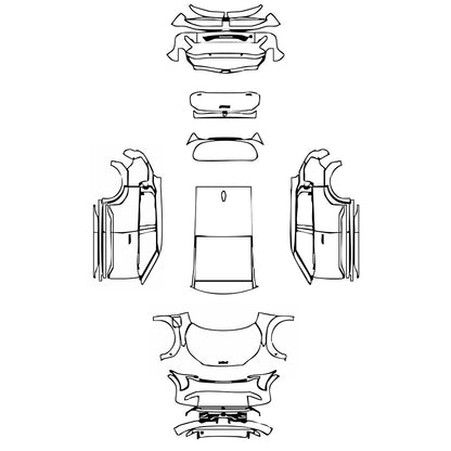 Passgenaue Lackschutzfolien PPF KIA EV3 GT-Line 2025