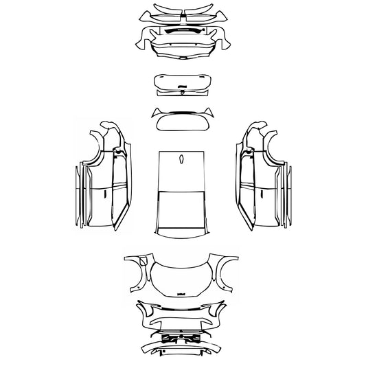 Passgenaue Lackschutzfolien PPF KIA EV3 GT-Line 2025