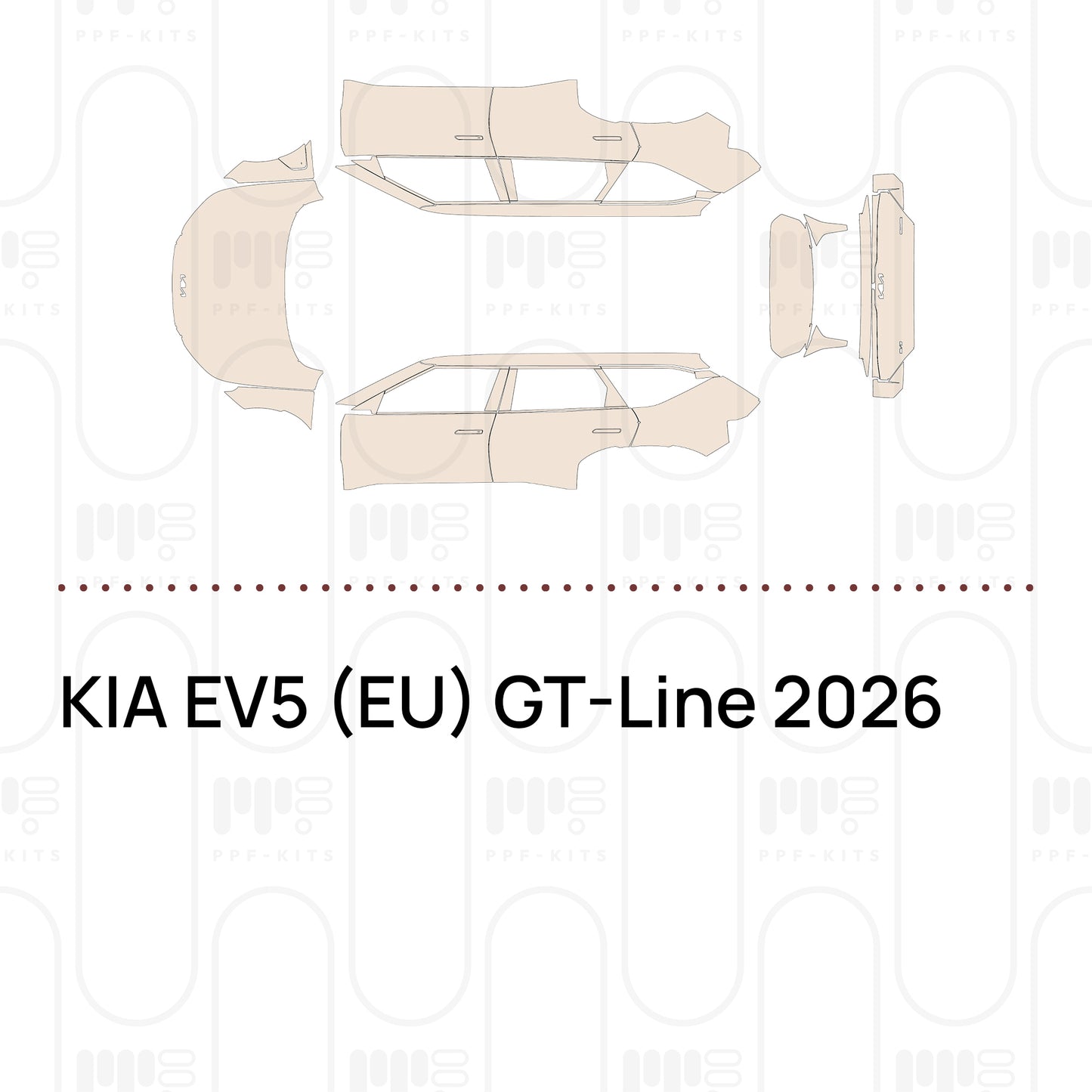 Pre-Cut PPF KIA EV5 (EU) GT-Line 2026