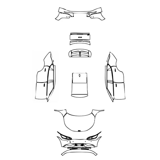 Pre-Cut PPF KIA EV6 Air 2022 - PPF-Kits