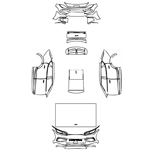 Pre-Cut PPF KIA EV6 GT-Line S 2023 - PPF-Kits