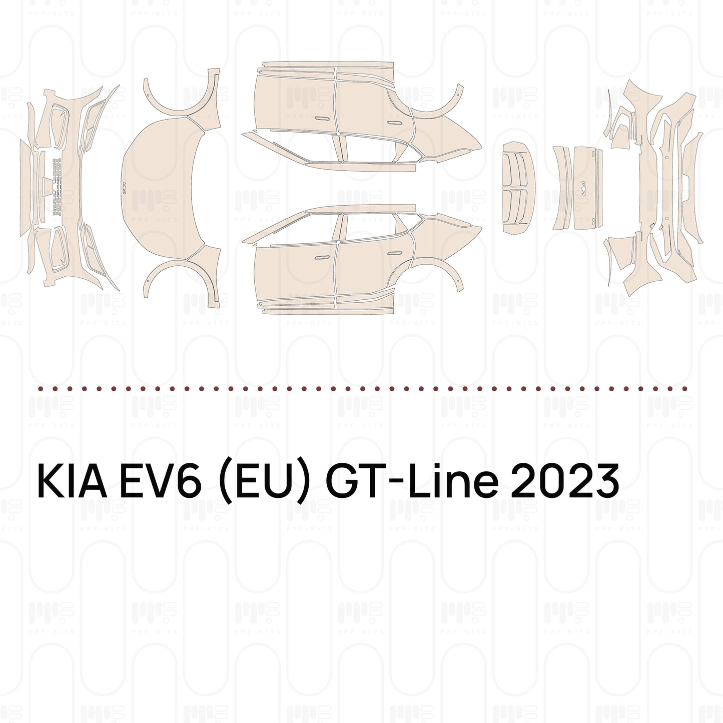 Pre-Cut PPF KIA EV6 (EU) GT-Line 2023