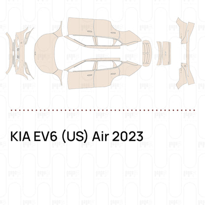 Pre-Cut PPF KIA EV6 (US) Air 2023