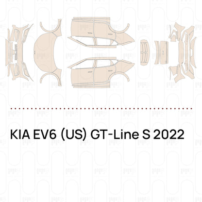 Pre-Cut PPF KIA EV6 (US) GT-Line S 2022