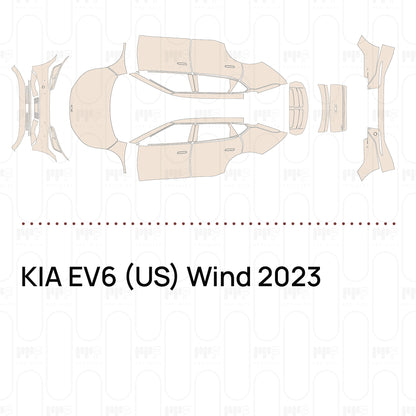 Pre-Cut PPF KIA EV6 (US) Wind 2023