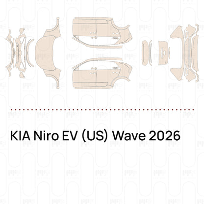 Pre-Cut PPF KIA Niro EV (US) Wave 2026