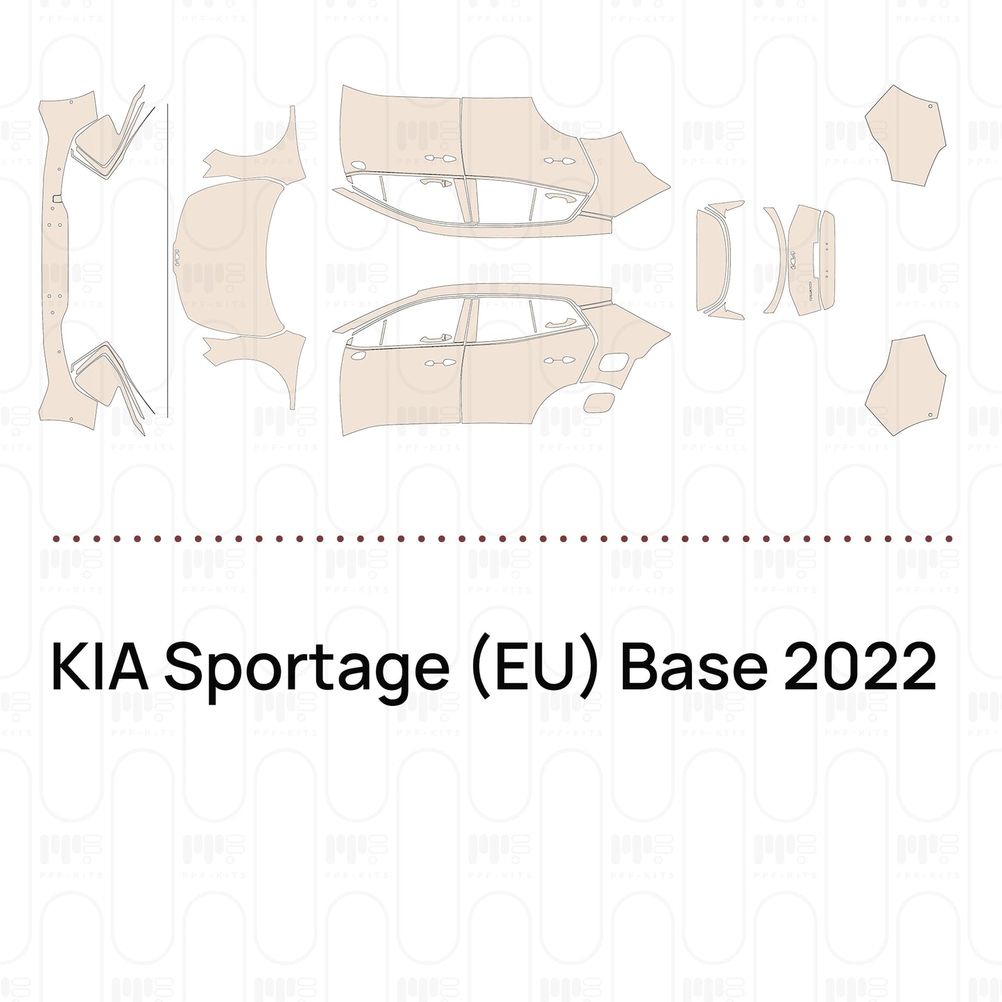 Pre-Cut PPF KIA Sportage (EU) Base 2022