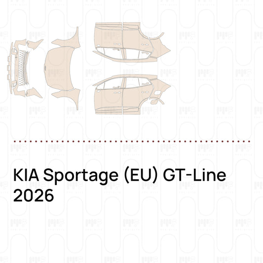 Pre-Cut PPF KIA Sportage (EU) GT-Line 2026