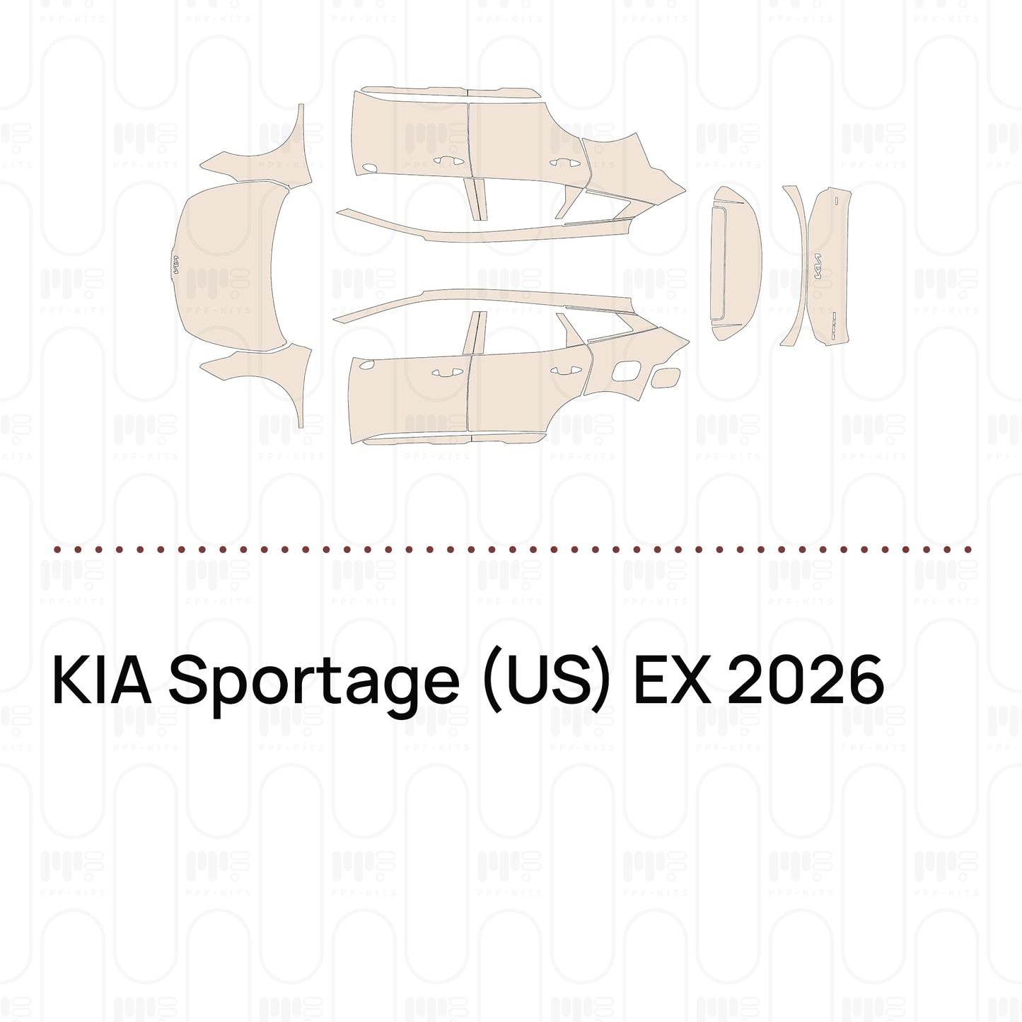Pre-Cut PPF KIA Sportage (US) EX 2026
