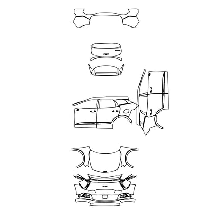 Pre-Cut PPF KIA Sportage (US) SX Prestige 2024 - PPF-Kits